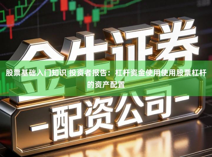 股票基础入门知识 投资者报告：杠杆资金使用使用股票杠杆的资产配置