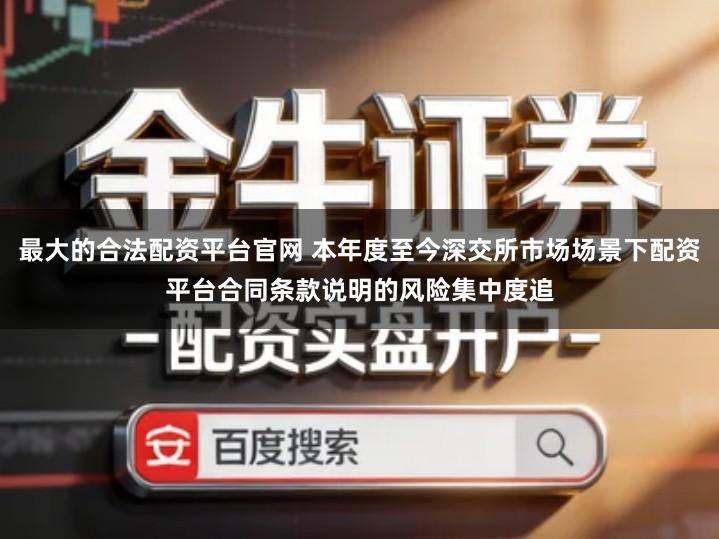 最大的合法配资平台官网 本年度至今深交所市场场景下配资平台合同条款说明的风险集中度追